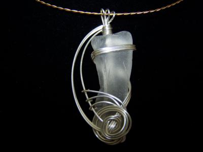 white seaglass from PEI